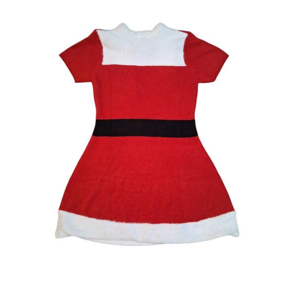 Santa MRS CLAUSE Knit Short Sleeve Dress NEW - Picture 3 of 5